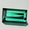 8x4 mm Baguette Emerald Cut Best AAA Neon Teal Blue Green Tourmaline Natural { Flawless-VVS }
