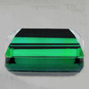9.5x4.5 mm { 1.60 cts} Baguette Emerald Cut AAA Neon Teal Blue Green Tourmaline Natural { Flawless-VVS }--AAA Grade