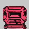 8x6 mm { 2.07 cts } Octagon Machine Emerald Cut Extreme Brilliancy Intense AAA Pink Red Rhodolite Garnet Natural (Umbalite) {Flawless-VVS1}--AAA Grade
