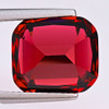 8.5x7 mm { 2.93 cts} Cushion Machine Cut Extreme Brilliancy Intense AAA Red Rhodolite Garnet Natural (Umbalite) {Flawless-VVS1}--AAA Grade