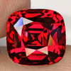 8x7 mm { 2.78 cts} Cushion Machine Cut Extreme Brilliancy Intense AAA Red Rhodolite Garnet Natural (Umbalite) {Flawless-VVS1}--AAA Grade