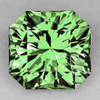 7.50 mm { 2.30 cts } Octagon Machine Radiant Cut Extreme Brilliancy AAA Green Peridot Natural {Flawless-VVS1}--AAA Grade