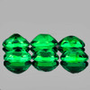 4x3 mm 6 pcs Oval Brilliant Cut AAA Fire AAA Emerald Green Tsavorite Garnet Natural {Flawless-VVS}--AAA Grade