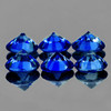 3.20 mm 6 pcs Round Machine Brilliant Cut AAA Fire Natural AAA Royal Blue Sapphire {Flawless-VVS}--AAA Grade
