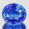 6x5 mm { 0.95 cts } Oval AAA Fire Intense Ceylon Blue Sapphire Natural (Flawless-VVS)--AAA Grade