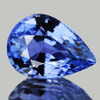 6x4 mm Pear AAA Fire Natural Ceylon Blue Sapphire (Flawless-VVS}