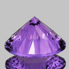 10.00 mm { 3.32 cts } Round Concave Cut Extreme Brilliancy Intense Purple Amethyst Natural {Flawless-VVS1}--AAA Grade