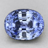6x5 mm { 0.82 cts } Oval Extreme Brilliancy  Natural Ceylon Blue Sapphire (Flawless-VVS)