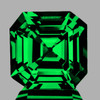 4.50 mm Octagon Machine Asscher Cut Extreme Brilliancy Best AAA Emerald Green Tsavorite Garnet Natural (Flawless-VVS)--AAA Grade