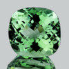 15.00 mm { 10.47 cts } Cushion Checker AAA Fire Intense Green Amethyst Natural {Flawless-VVS1}--AAA Grade