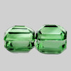 15x12 mm 2pcs { 19.92 cts } Octagon Emerald Cut AAA Fire Intense Green Amethyst Natural {Flawless-VVS1}--AAA Grade