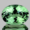 16x12 mm { 9.46 cts } Oval Checker Brilliant Cut AAA Fire Intense Green Amethyst Natural {Flawless-VVS1}--AAA Grade