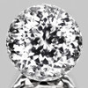 6.00 mm 1pc Round Machine Brilliant Cut Extreme Brilliancy Natural Colorless Goshenite (White Beryl ) {Flawless-VVS}