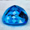 21.50 mm { 52.31 cts } Cushion Brilliant Cut Extreme Brilliancy Intense Swiss Blue Topaz Natural {Flawless-VVS}--AAA Grade