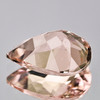 9x7mm { 1.30 cts } Pear Brilliant Cut Extreme Brilliancy AAA Peach Morganite Natural { Flawless-VVS }--AAA Grade
