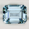 9x7 mm { 2.15 cts } Octagon Emerald Cut Best AAA Neon Natural Santa Maria Blue Aquamarine {Flawless-VVS}--AAA Grade