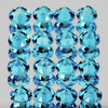 1.50 mm 60 pcs Round Brilliant Cut Best Sparkling Natural London Blue Topaz {Flawless-VVS1}