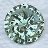 15.00 mm { 9.58 cts } Round Precision Cut Extreme Brilliancy Natural Green Amethyst {Flawless-VVS1}