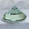 17.00 mm { 14.30 cts } Round Precision Cut Extreme Brilliancy Natural Green Amethyst {Flawless-VVS1}