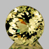 12.00 mm { 5.56 cts } Round Checker Brilliant Cut AAA Fire Natural Golden Yellow Citrine (Flawless-VVS1}
