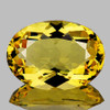 16x12 mm { 7.83 cts } Oval Brilliant Cut AAA Fire Natural Golden Yellow Citrine {Flawless-VVS1}