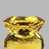 15x12 mm { 8.29 cts } Oval Brilliant Cut AAA Fire Natural Golden Yellow Citrine {Flawless-VVS1}