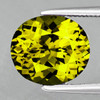 5.5x5 mm { 0.71 cts } Oval Machine Brilliant Cut Extreme Brilliancy Intense Lemon Yellow Chrysoberyl Natural {Flawless-VVS}--AAA Grade