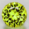 5.00 mm { 0.61 cts } Round Machine Brilliant Cut Extreme Brilliancy AAA Green Yellow Chrysoberyl Natural {Flawless-VVS}--AAA Grade
