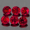 3.00 mm 6 pcs Round AAA Fire Intense Red Mogok Ruby Natural {VVS}--AAA Grade