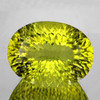 41x31 mm { 144.43 cts } Oval Concave Cut Extreme Brilliancy Intense Green Gold Lemon Quartz Natural {Flawless-VVS1}--Collection/Investment Stone