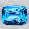 19x15 mm { 24.24 cts} Cushion Precision Cut Extreme Brilliancy Natural Swiss Blue Topaz {Flawless-VVS}--AAA Grade