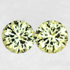 2.70 mm 2 pcs Round  Brilliant Cut Extreme Brilliancy Natural Canary Yellow Diamond {Flawless-VVS }--AAA Grade