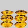 10x5 mm 4 pcs Marquise Checker AAA Fire Natural Golden Yellow Citrine (Flawless-VVS}