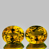 10x8 mm 2 pcs Oval AAA Fire Intense Whisky Golden Citrine Natural (Flawless-VVS1}--AAA Grade