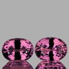 7x5 mm 2 pcs Oval Best AAA Fire Intense Pink Tourmaline Natural {Flawless-VVS1}--AAA Grade