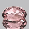8x6.5 mm { 1.38 cts} Oval Brilliant Cut AAA Fire Natural Peach Pink Tourmaline {Flawless-VVS}