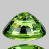 5x4.5 mm { 0.60 cts } Oval AAA Rainbow Sparkle Natural Green Demantoid Garnet {Flawless-VVS}