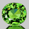 5.5x4.5 mm { 0.75 cts } Oval AAA Luster Rainbow Sparkle Natural Green Demantoid Garnet {Flawless-VVS}--AAA Grade