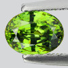 6x4.5 mm { 0.86 cts } Oval AAA Fire Rainbow Sparkle Natural Green Demantoid (Flawless-VVS)--AAA Grade