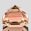7.50 mm { 2.25 cts } Octagon Asscher Cut Extreme Brilliancy Natural AAA Peach Pink Morganite { Flawless-VVS }--AAA Grade