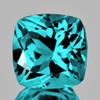 5.50 mm 1pc Cushion Brilliant Cut AAA Fire Intense Paraiba Green Blue Apatite Natural {Flawless-VVS}--AAA Grade