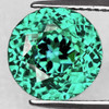 9.00 mm { 2.97 cts} Round Brilliant Cut Extreme Brilliancy AAA Paraiba Green Blue Apatite Natural {Flawless-VVS}--Premium Grade