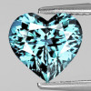 7.50 mm { 1.71 cts} Heart Brilliant Cut Extreme Brilliancy AAA Paraiba Blue Apatite Natural {Flawless-VVS}--AAA Grade