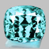8x7 mm { 2.11 cts} Cushion Brilliant Cut Extreme Brilliancy Natural AAA Paraiba Blue Apatite {Flawless-VVS}--AAA Grade