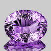 20x16 mm { 19.92 cts } Oval Concave Cut Extreme Brilliancy Natural Laverder Purple Amethyst {Flawless-VVS1}--AAA Grade