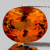 11x9 mm { 3.70 cts } Oval Brilliant Cut AAA Fire Intense Madeira Orange Citrine Natural {Flawless-VVS1}--AAA Grade
