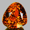 10.00 mm { 3.75 cts } Heart Brilliant Cut AAA Fire Intense Madeira Orange Citrine Natural {Flawless-VVS1}--AAA Grade