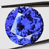 6.30 mm { 0.96 cts } Round ฺBrilliant Cut AAA Fire Intense Purple Blue Tanzanite Natural {Flawless-VVS1}--AAA Grade