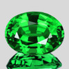 7.5x5.5 mm { 1.17 cts} Oval Cut Extreme Brilliancy Premium Chrome Green Tsavorite Garnet Natural (Flawless-VVS)--AAA Grade