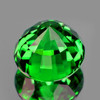 6.70 mm { 1.53 cts } Round Cut Extreme Brilliancy Natural Emerald Green Tsavorite Garnet { Flawless-VVS }--Premium Grade